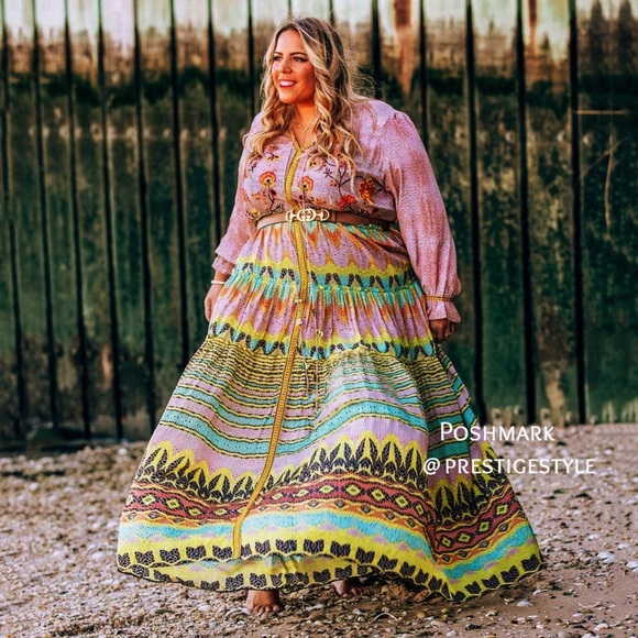 Anthropologie Bhanuni Jyoti Giorgia Maxi Dress - Picture 13 of 15